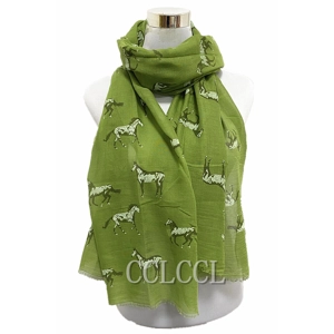 Horse Print Pashmina /wrap
