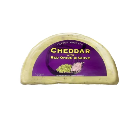 Cheddar with Red Onion & Chives
