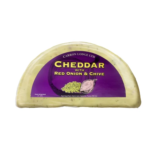 Cheddar with Red Onion & Chives