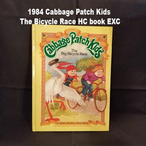 1984 Cabbage Patch Kids The Bicycle Race HC book EXC