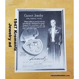 1947 Krementz Jewelry ad