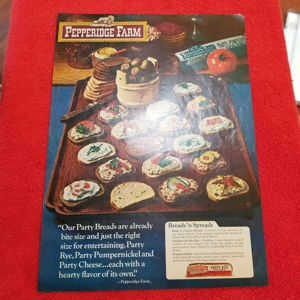 Original 1968 Pepperidge Farm lg ad A12-479