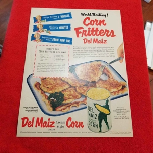 Original 1950 Del Maiz Corn lg ad