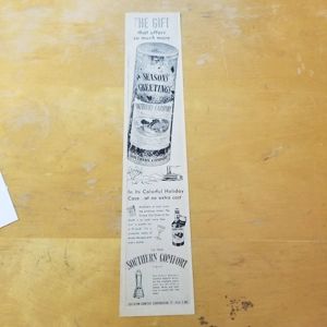 Southern Comfort Orig 1947 ad