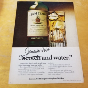 Jameson Irish orig 1979 ad