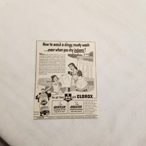 1950 Clorox original ad