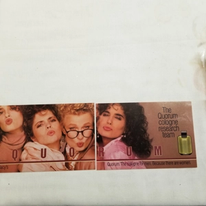 1989 QUORUM Macy's Cologne 2pce ad