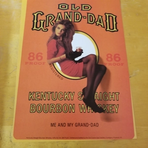 Old Grand-Dad Bourbon Whiskey orig 1989 ad
