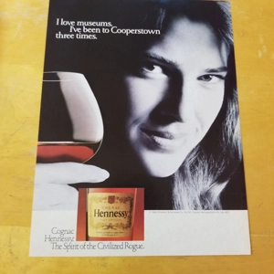 Hennessy Love Museums.. orig 1988 ad