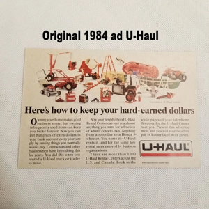 Original 1984 ad U-Haul