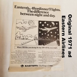 Original 1971 ad Eastern Airlines