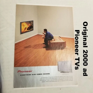 Original 2000 ad Pioneer TVs