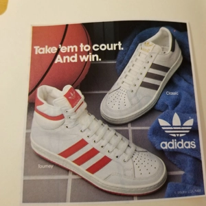1984 orig Adidas Take em to court ad