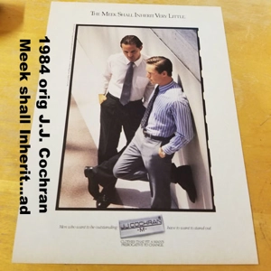 1984 orig J.J. Cochran Meek shall Inherit...ad