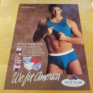 1988 orig Fruit of the Loom ad