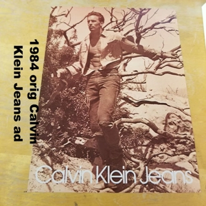 1984 orig Calvin Klein Jeans ad