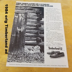 1984 orig Timberland ad