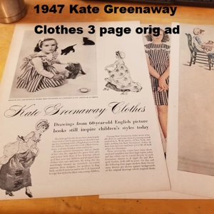 1947 Kate Greenaway Clothes 3 pageorig ad