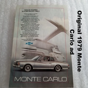 Original 1979 Monte Carlo ad
