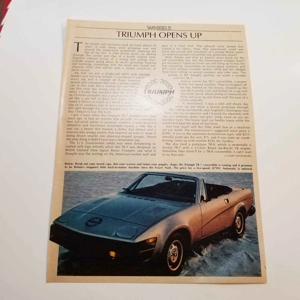 Original 1979 Triumph Opens Up article