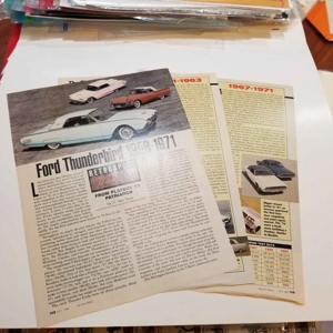 Original 1994 Ford Thunderbird '58-'71 article