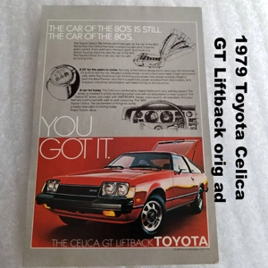 1979 Toyota Celica GT Liftback orig ad