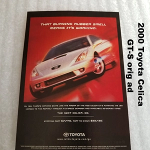 2000 Toyota Celica GT-S orig ad
