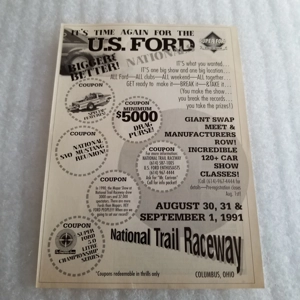 Original 1991 US Ford Nationals ad