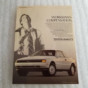1989 Toyota Celia GT-S orig ad