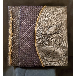 Handmade natural material album Seaturtle theme