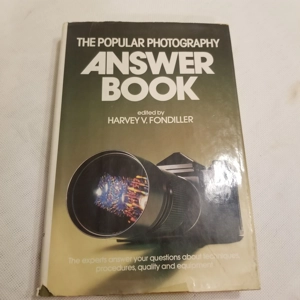 1980 The Popular Photography Answer Book Harvey Fondiller