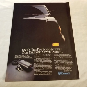 1989 Whisler Spectrum Radar Detector Ad