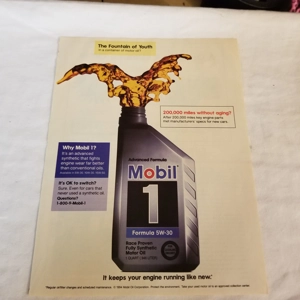 1994 Mobil 1 Formula 5W-30 orig ad