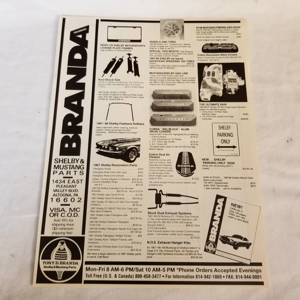 1991 Tony Branda parts ad
