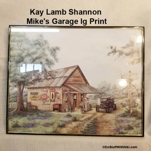 Kay Lamb Shannon Mike's Garage lg Print