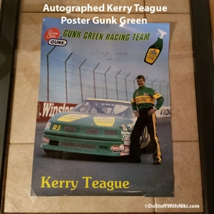 Autographed Kerry Teague Gunk Green Poster