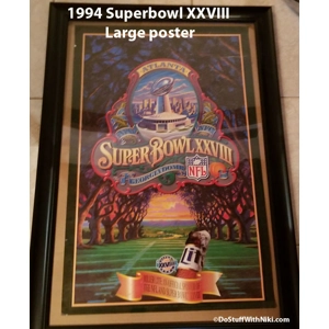 1994 Superbowl XXVIII Large poster