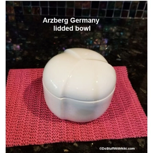 Arzberg Germany lidded bowl