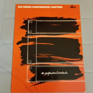 Original vintage DBX prod brochure Compressor Limiters