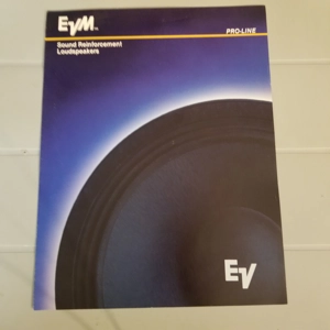 Original Electro-Voice brochure Pro-Line Reinforcement Loudspeakers