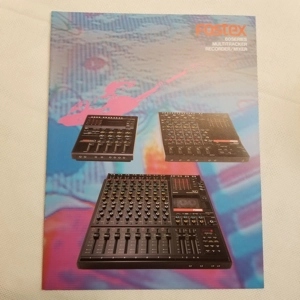 Original 1988 FOSTEX brochure 60Series Multitracker