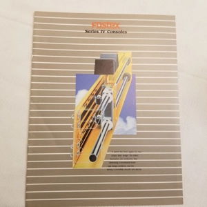 Original Vintage FOSTEX brochure Series IV consoles
