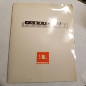 Original 1998 JBL Press Kit Folder