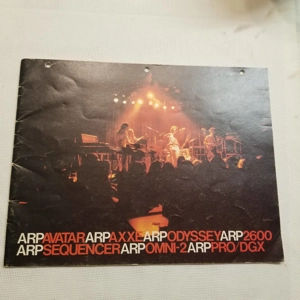 Original 1970's ARP Performs Book/Catalog