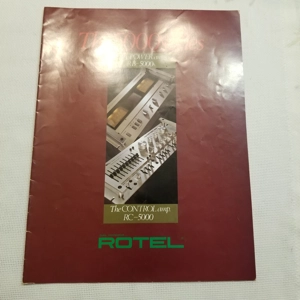 Original Vintage ROTEL brochure 5000 Series Power Amp