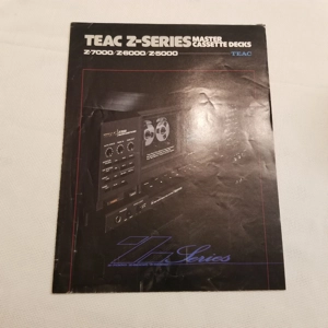 Original Vintage TEAC Z-Series Master Cassettes poster size brochure