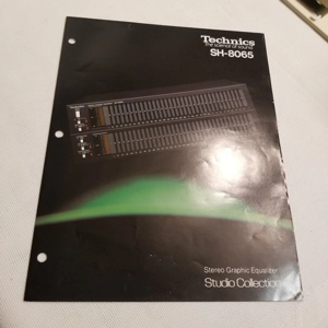 Original Vint. TECHNICS SH-8065 Equalizer Brochure