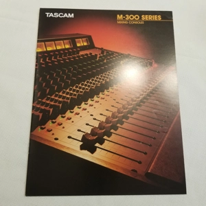 Original Vintage TASCAM M-300 Series Mixing Consoles Brochure