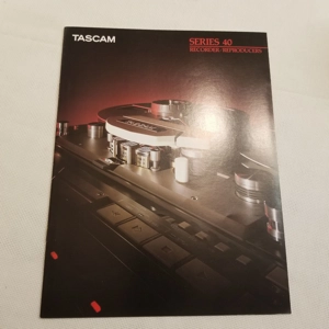 Original Vintage TASCAM brochure Series 40 Recorder/Reproducer