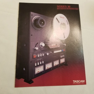 Original 1982 TASCAM Brochure Series 30 Recorders